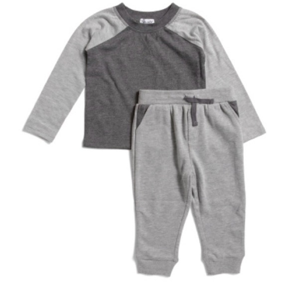 Splendid Other - Splendid Toddler Boy Two Tone Long Sleeve Set Joggers Size 4 NWT